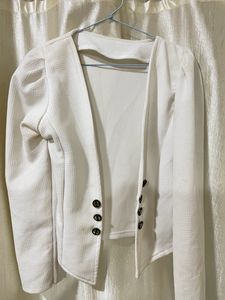 White Shrug Top