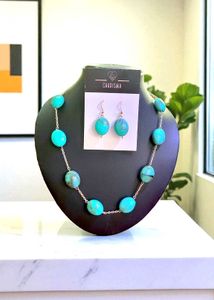 Turquoise Necklace & Earring Set