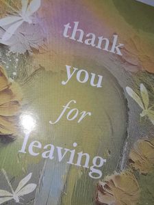 Thank You For Leaving