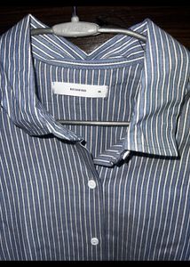 Blue And White Night Wear