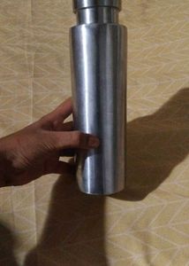 Combo Steel And Plastic Water bottles