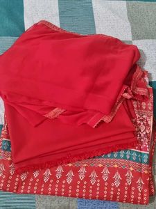 Cotton Silk Printed  Suit