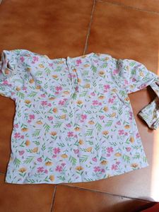 Floral Print Top 3-4 Years Old