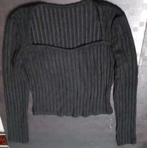 Ribbed Long Sleeve Top