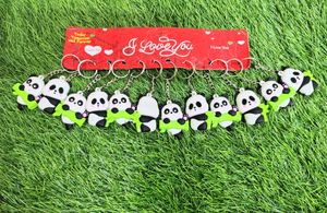 Set Of 12 Panda 🐼 Keychains