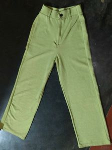 Green Casual Pants