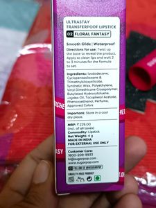 Sugar Pop Ultra stay Transfer Proof Lipstick