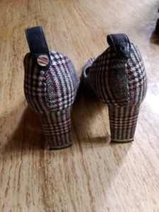 Plaid Heel