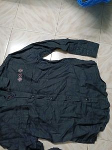 Men&#39;s Black Casual Shirt