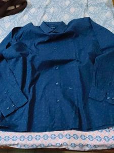 Peter England Navy Blue Shirt