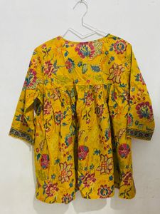 Floral Print Kurta