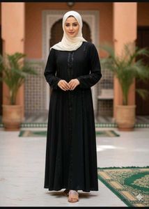 Elegant Black Ethnic Gown