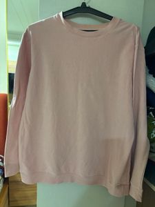 Pink Pullover Sweatshirt