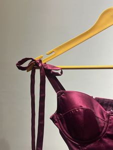 Burgundy Corset Top