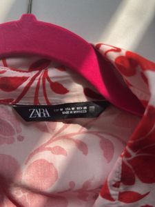 Zara Floral Print Shirt