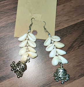 Seashell Jhumka Earrings