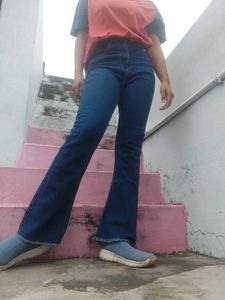 Dark Blue Denim Jeans
