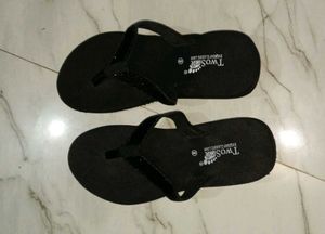 Black Flip Flops