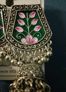 Floral Jhumka Earrings