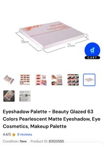 Beauty Glazed Eye Shadow Palate 63