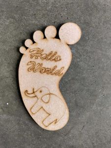 Wooden Foot sticker