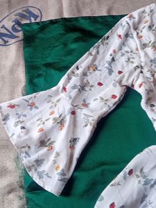 White Floral Kurta/ Dress