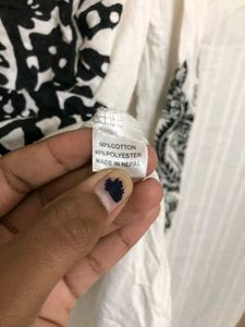 Earthbound White Printed Top