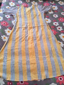 Orange Daily Wear Kurti With Pocket