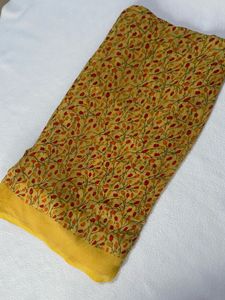 Floral Print Saree