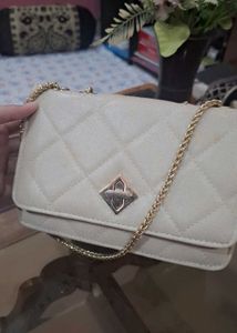 Flap Leather Sling Bag