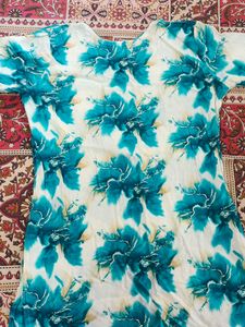 🟥Floral Print Tunic Top