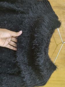 Stylish Black Sweater Dress