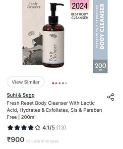 Suhi & Sego Body Cleanser