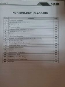 Ncert Class 12 Biology Complete Revision Book Cbse