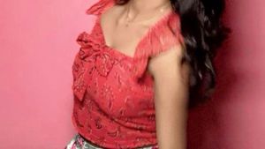 Cute Bow Red Top