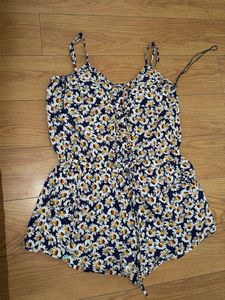 Daisy Print Romper
