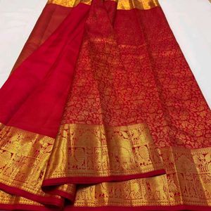 New women Banarasi soft silk saree For Wedding