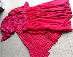 Beautiful  Skrit  Choli With  Srug