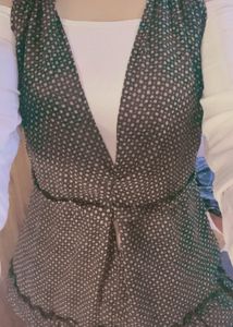 Polka Dot Mini Y2K Top