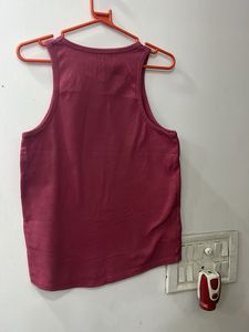 Burgundy Tank Top