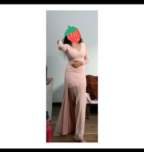 Peach Bodycon Dress