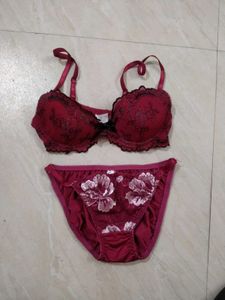 Floral Bra & Panty Set