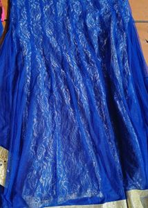 Blue Embroidered Kurta Set