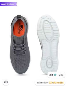 BRAND NEW HRX Men Mesh Walking Sport Shoes - UK 10