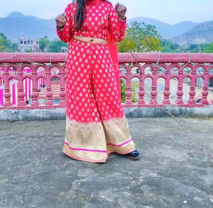 Three Piece Set Indo Western For Women ( Includes