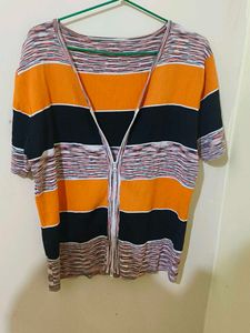 Striped Knit Top