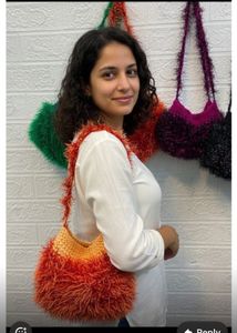 🇫🇷 Paris imported Fuzzy Knit Shoulder Bag