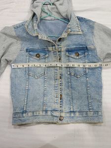 Hooded Denim Jacket