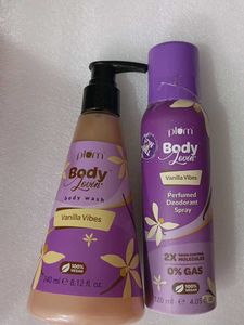 plum vanilla vibes combo set