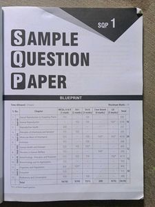 ScoreMore 21 Sample Paper Biology Class 12 Cbse
